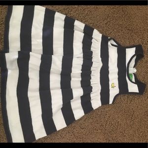 Masters Golf navy blue stripe dress girls 4T (xs)